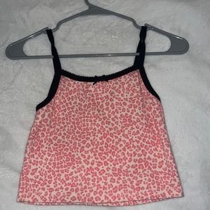 Brandy Cheetah print top